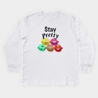 Stay Pretty - Pretty Patties Kids Long Sleeve T-Shirt